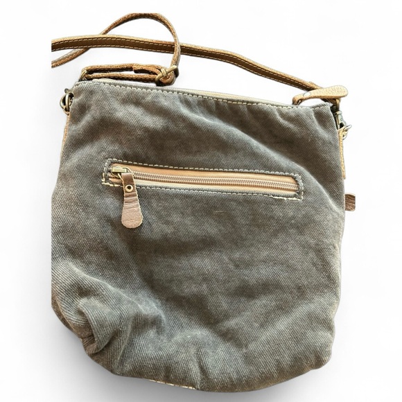 Coffee Canvas Small & Crossbody Bag by Myra Bags - Picture 3 of 3